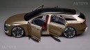 Audi A6 Avant e-tron & A7 Avant rendering on AutoYa Interior