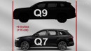 Audi Q9 rendering by AutoYa Interior