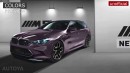 2025 BMW M5 Touring rendering by AutoYa INTERIOR