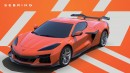 2025 Corvette in Sebring Orange