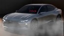 2025 Chevrolet Malibu rendering by Halo oto (based on FNR-XE concept)