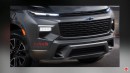 2025 Chevrolet Tahoe Z71 facelift rendering by Halo oto