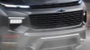 2025 Chevrolet Tahoe Z71 facelift rendering by Halo oto