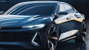 2025 Chevrolet Malibu sedan & Coupe rendering by Q Cars