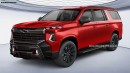 2025 Chevy Suburban CGI facelift by Digimods DESIGN
