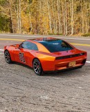 2025 Dodge Charger Dukes of Hazzard General Lee rendering by adry53customs