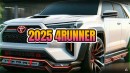 2025 Ford Bronco vs Toyota 4Runner TRD Pro rendering by TheAutoReport