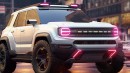 2025 Ford Bronco Sport CGI facelift by Car Review Channel