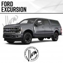 Ford Excursion Super Duty rendering by jlord8