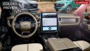 2025 Ford Super Duty Lightning rendering by AutoYa Interior