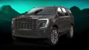 2025 GMC Yukon unofficial rendering by Halo oto