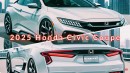 Honda Civic Coupe renderings