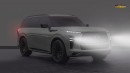 2025 Infiniti QX80 rendering by Carbizzy