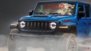 2025 Jeep Gladiator Mojave 4xe rendering by Halo oto