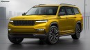 2025 Jeep Grand Cherokee CGI facelift by Digimods DESIGN
