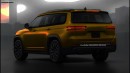 2025 Jeep Grand Cherokee CGI facelift by Digimods DESIGN