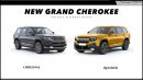 2025 Jeep Grand Cherokee EV CGI facelift by Digimods DESIGN