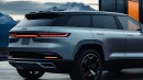 2025 Jeep Grand Cherokee & Renegade CGI facelift by CarsVision
