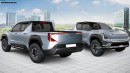 2025 Kia EV Pickup Truck rendering by Digimods DESIGN