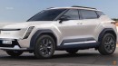 2025 Kia EV4 Compact Electric SUV rendering by RMD CAR