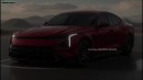 2025 Kia GT1 EV speculative rendering by Digimods DESIGN