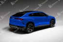 2025 Lamborghini Urus Lanzador rendering by KDesign AG