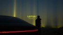 2025 Lotus Emeya (Type 133) electric sedan design teaser