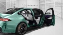 2025 BMW M5 G90 rendering by AutoYa Interior