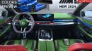 2025 BMW M5 G90 rendering by AutoYa Interior