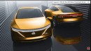 2025 Nissan Maxima IM EV rendering by Halo oto