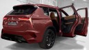 2025 Mitsubishi Outlander rendering by AutoYa Interior