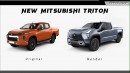 2025 Mitsubishi Triton/L200 CGI new generation by Digimods DESIGN