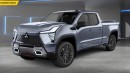 2025 Mitsubishi Triton/L200 CGI new generation by Digimods DESIGN