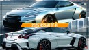 2025 Nissan GT-R rendering by Real Automotive
