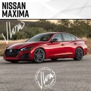 2025 Nissan Maxima rendering by jlord8
