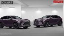 2026 Lexus RX rendering by AutoYa Interior