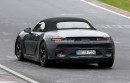 2025 Porsche 718 Boxster Electric prototype on the Nurburgring