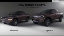 2025 Ram Dakota CGI revival by Digimods DESIGN
