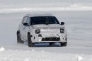 2025 Renault 4 E-Tech prototype cold-weather testing