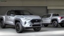 Subaru Baja TNGA-F rendering by Digimods DESIGN