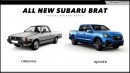 2025 Subaru BRAT rendering by Digimods DESIGN