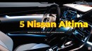 2025 Subaru Legacy vs Nissan Altima renderings by AutomagzTV & AutomagzPro
