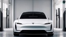 2025 Tesla Model 2 rendering by PoloTo