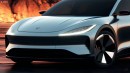 2025 Tesla Model 2 rendering by Q Cars