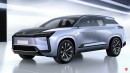 2025 Toyota Century SUV EV rendering by Halo oto