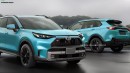 2025 Toyota Corolla Cross GR Sport rendering by Digimods DESIGN