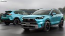 2025 Toyota Corolla Cross GR Sport rendering by Digimods DESIGN