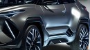 2025 Toyota Corolla Cross Hybrid rendering by RMD Car