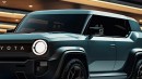 2025 Toyota Compact Cruiser FJ & Suzuki Jimny Sierra Turbo renderings