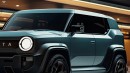 2025 Toyota Compact Cruiser FJ & Suzuki Jimny Sierra Turbo renderings